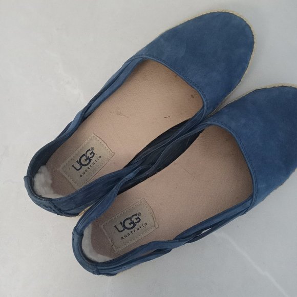UGG | Leather Suede Flats - Picture 4 of 8